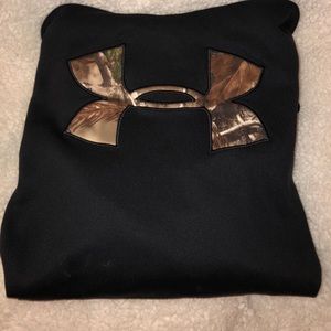 Black/camo hoodie